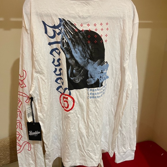 Blessed men’s long sleeve tshirt - Picture 1 of 2